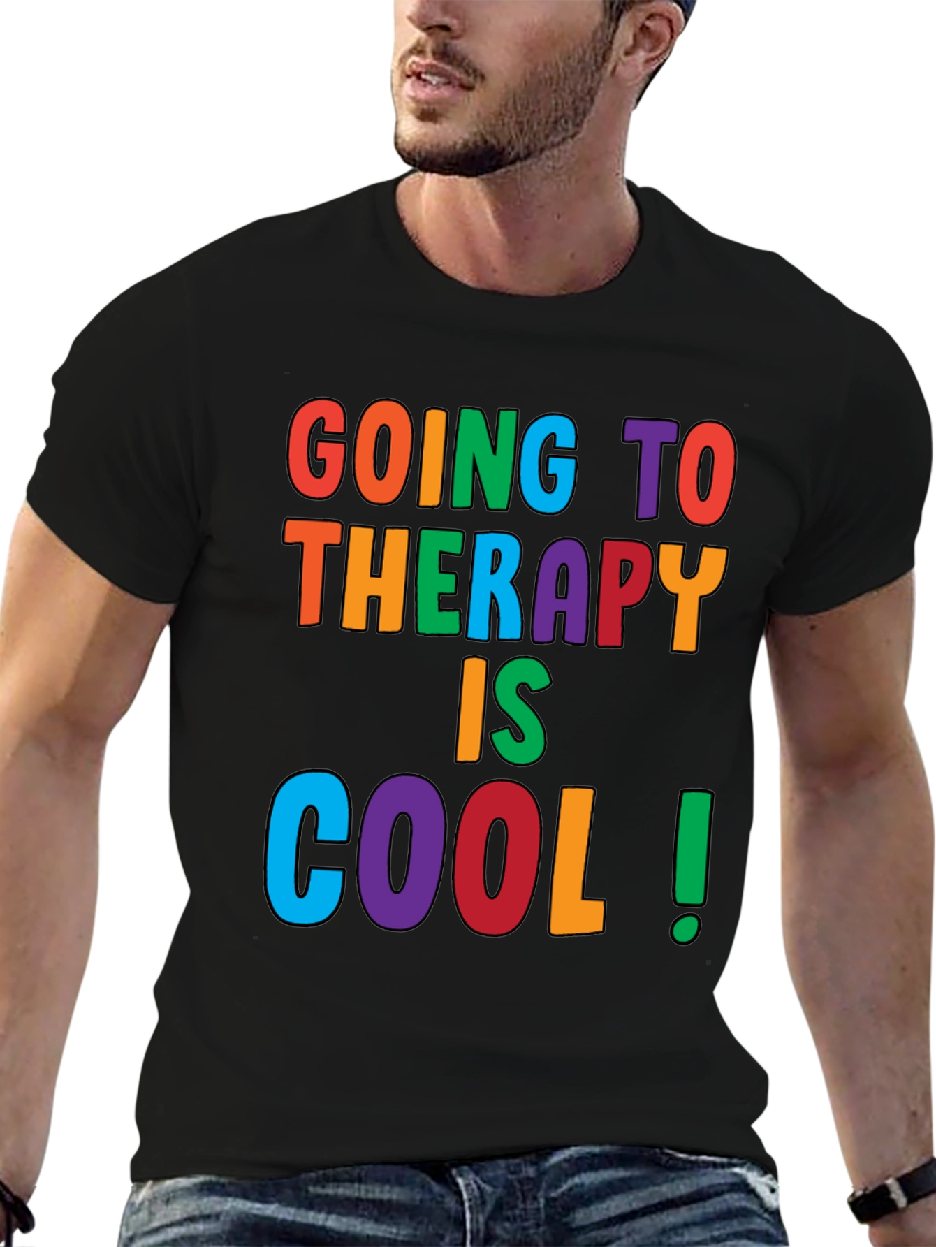 Therapy Is Cool Graphic Tee - Comfort Fit