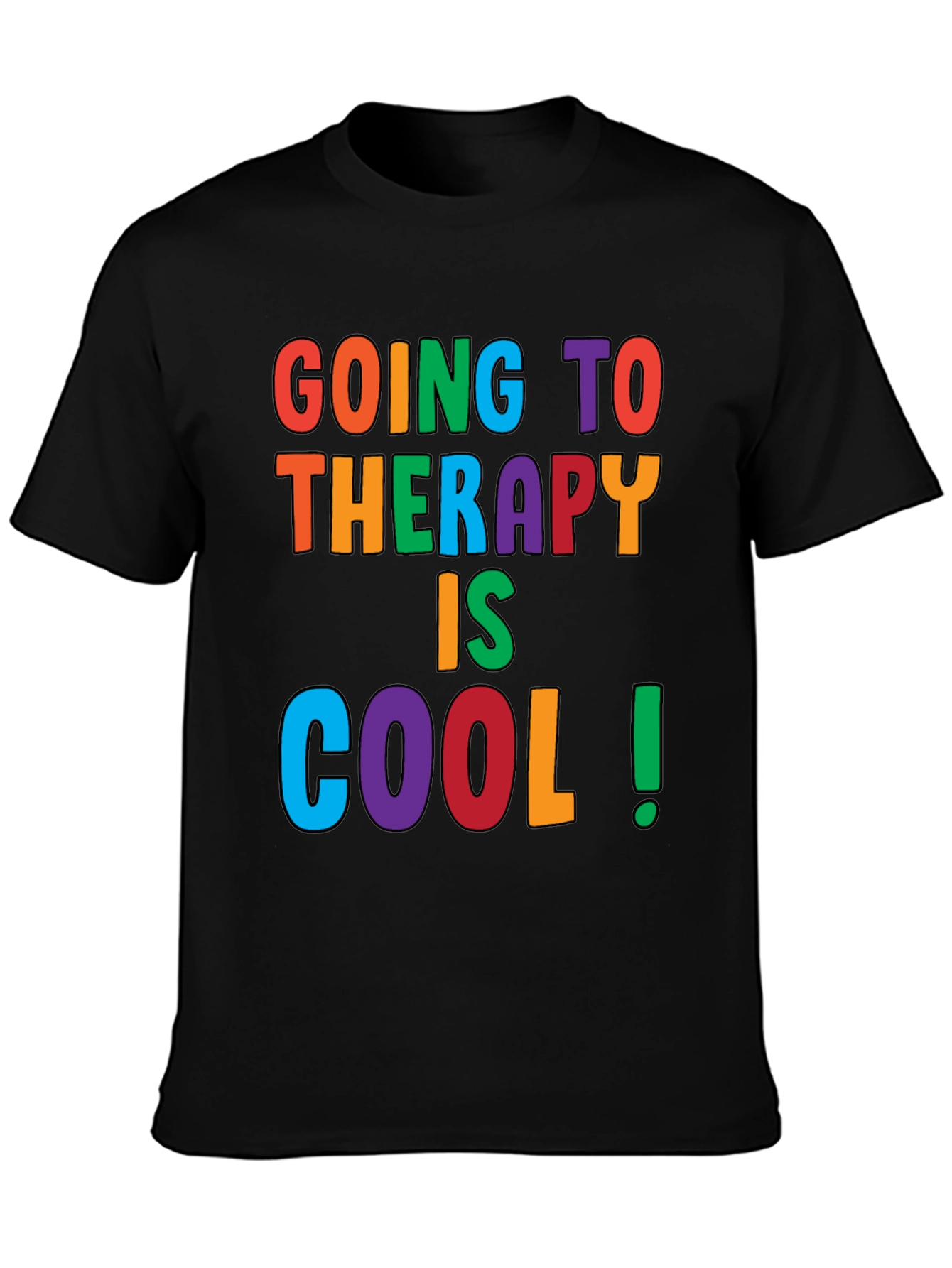 Therapy Is Cool Graphic Tee - Comfort Fit