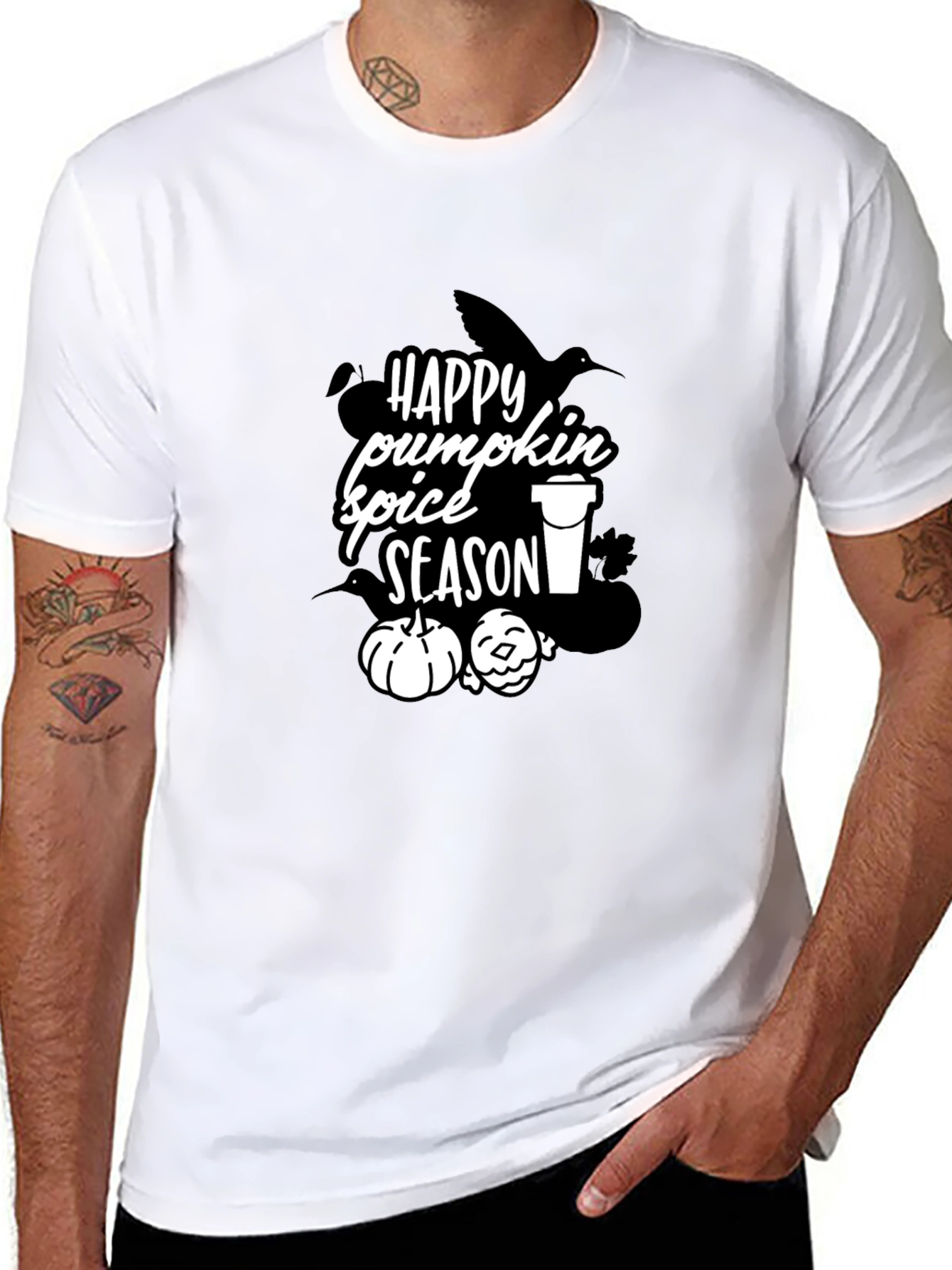 Happy Pumpkin Spice Season Graphic T-Shirt
