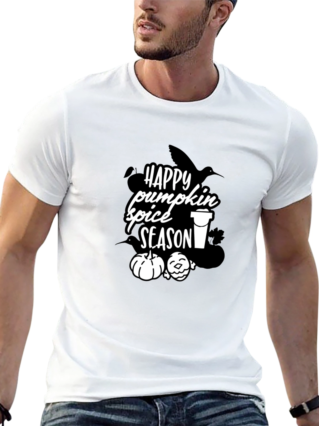 Happy Pumpkin Spice Season Graphic T-Shirt