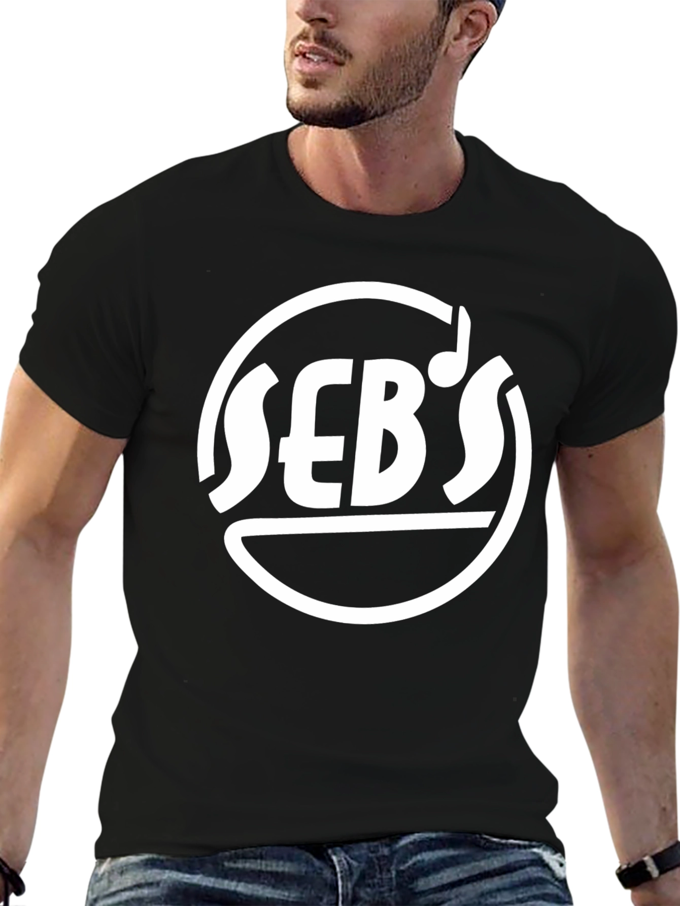 Sebs Music T-Shirt - Black Graphic Tee