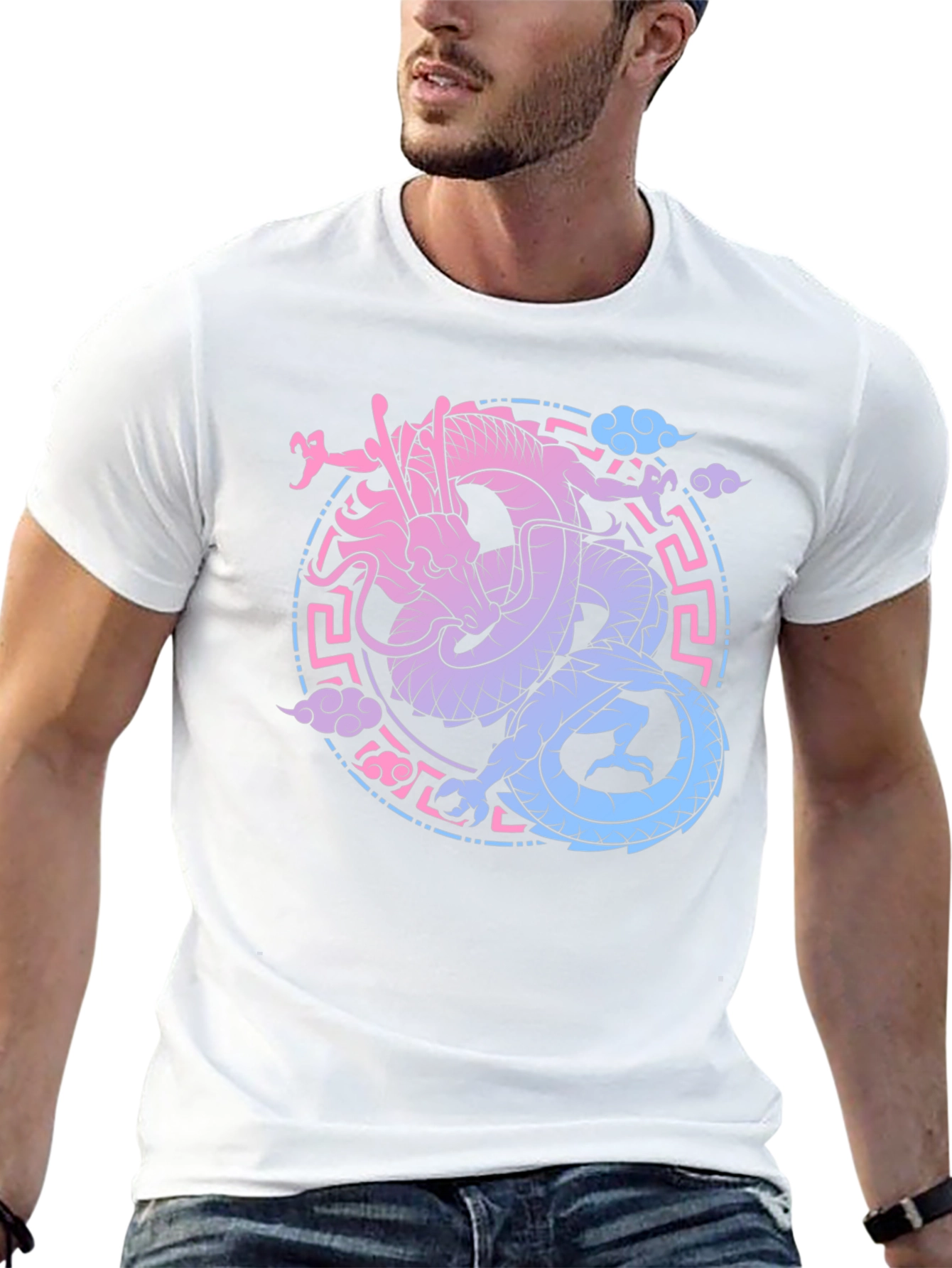 Dragon Graphic Black Tee