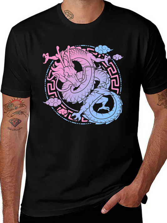 Dragon Graphic Black Tee