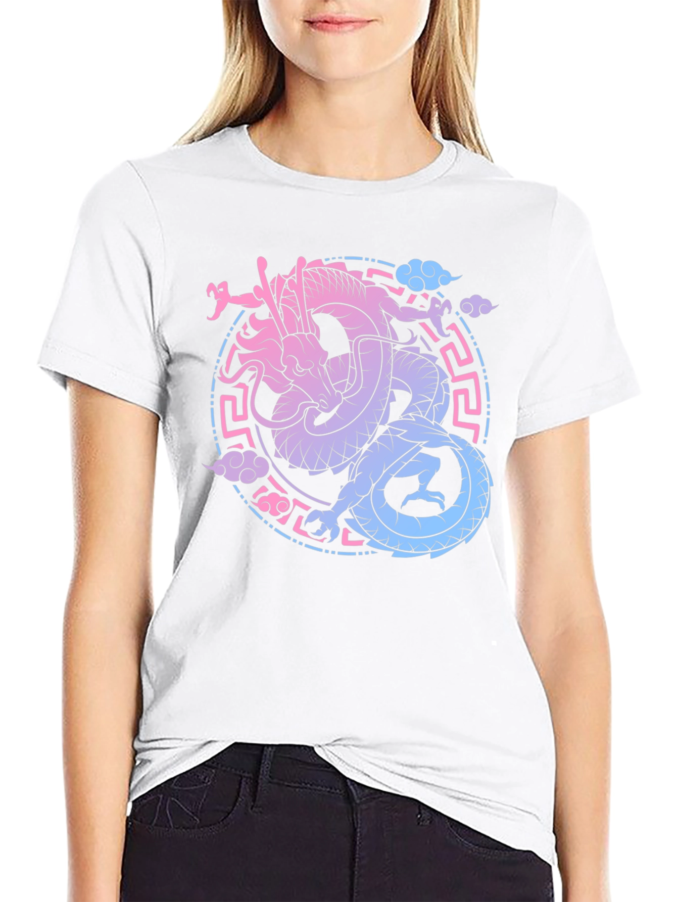 Dragon Graphic Black Tee