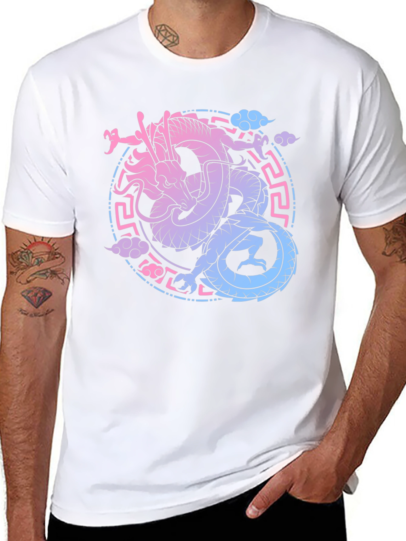 Dragon Graphic Black Tee