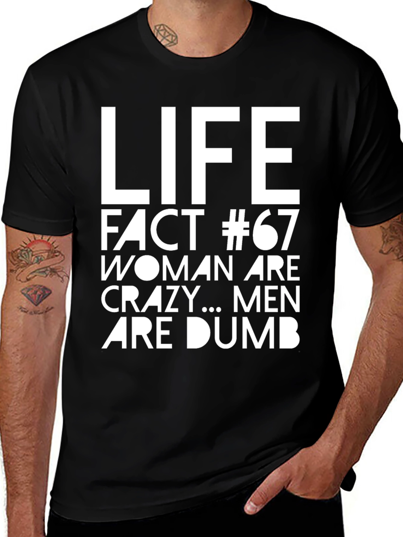 Life Fact #67 Sarcastic Graphic Tee
