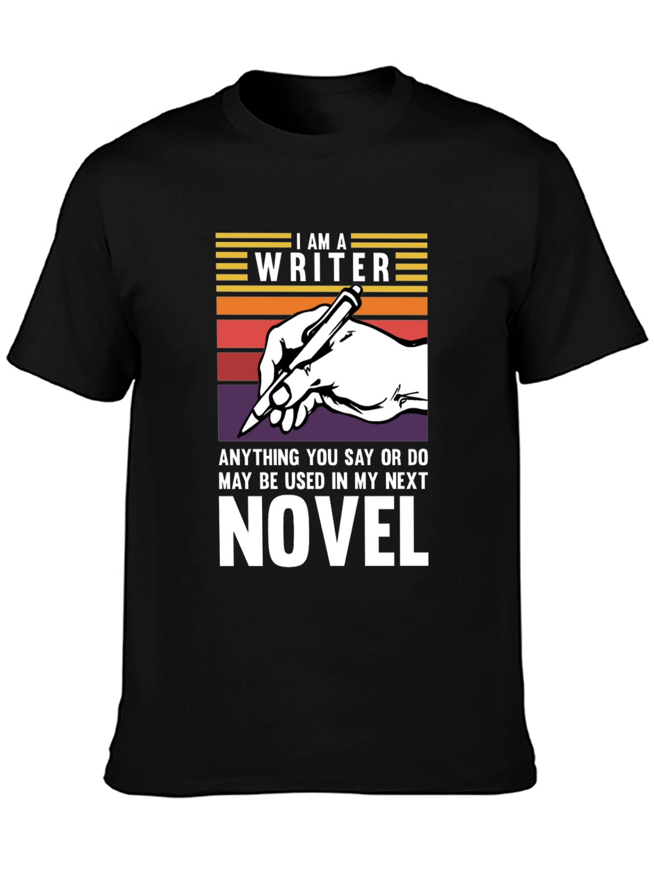 I am a Writer Novel T-Shirt