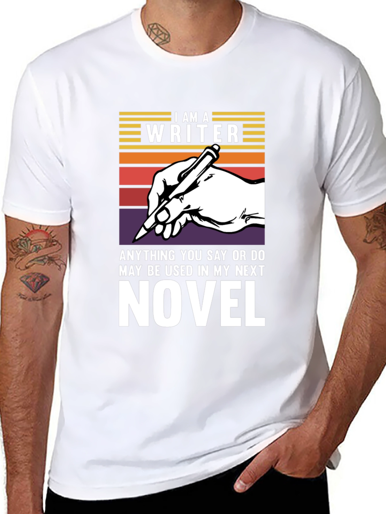 I am a Writer Novel T-Shirt