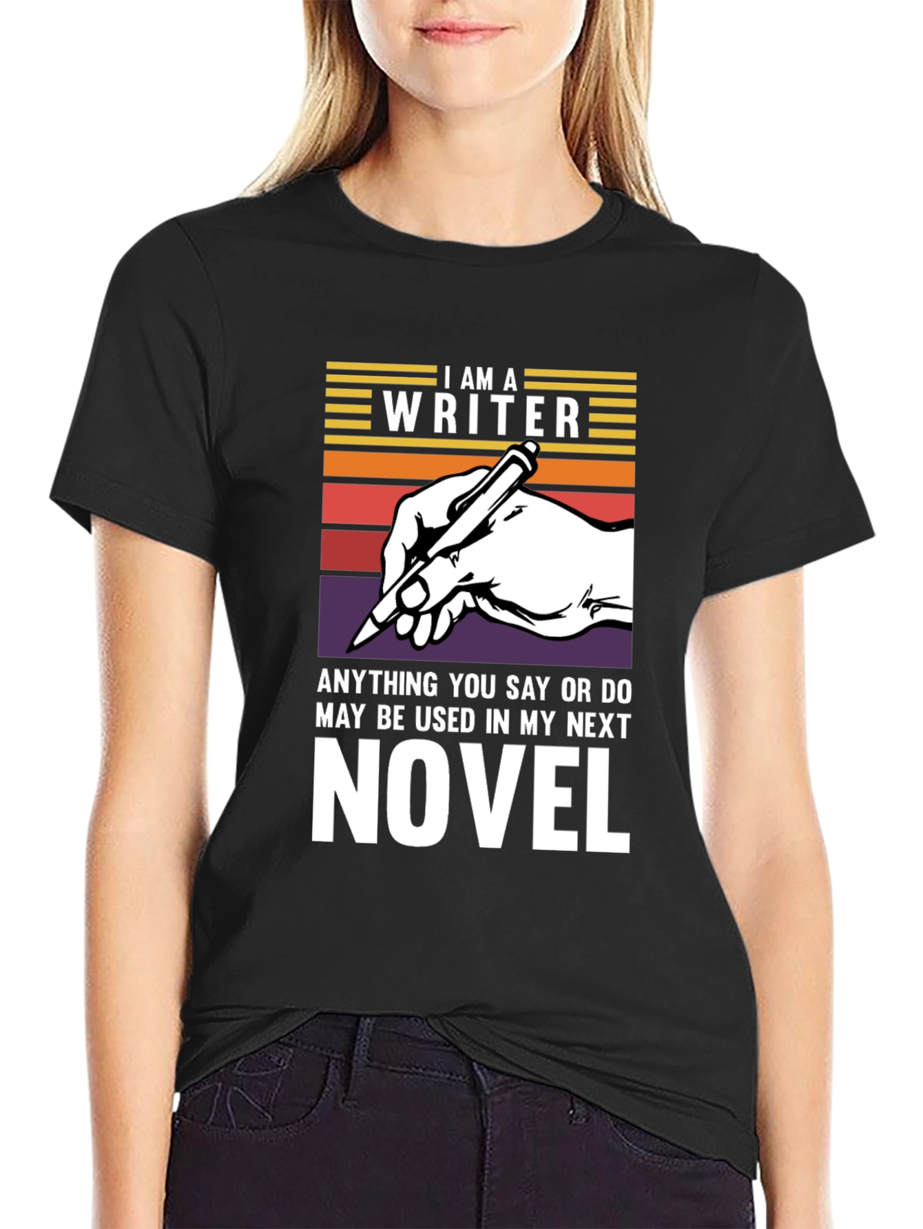I am a Writer Novel T-Shirt