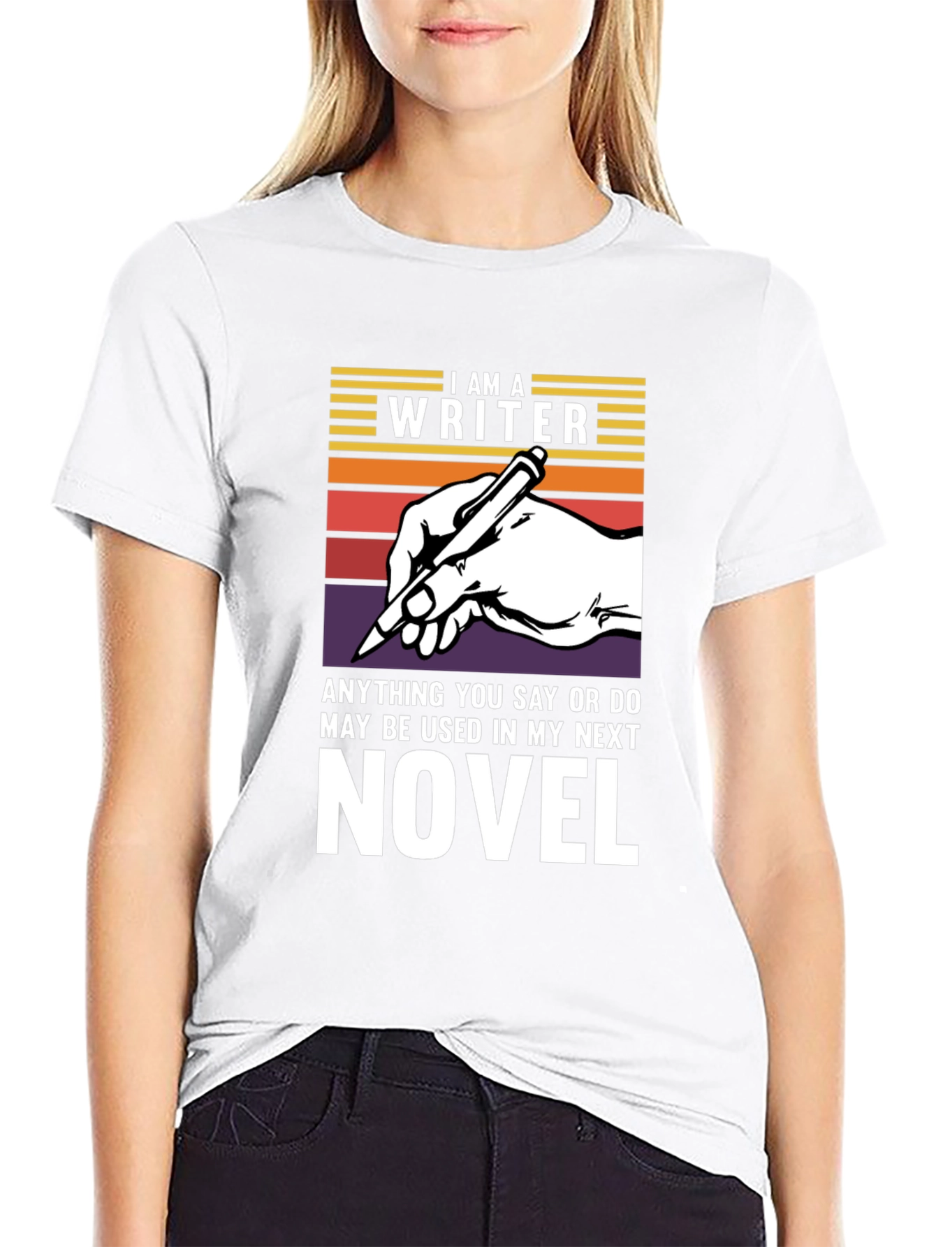 I am a Writer Novel T-Shirt