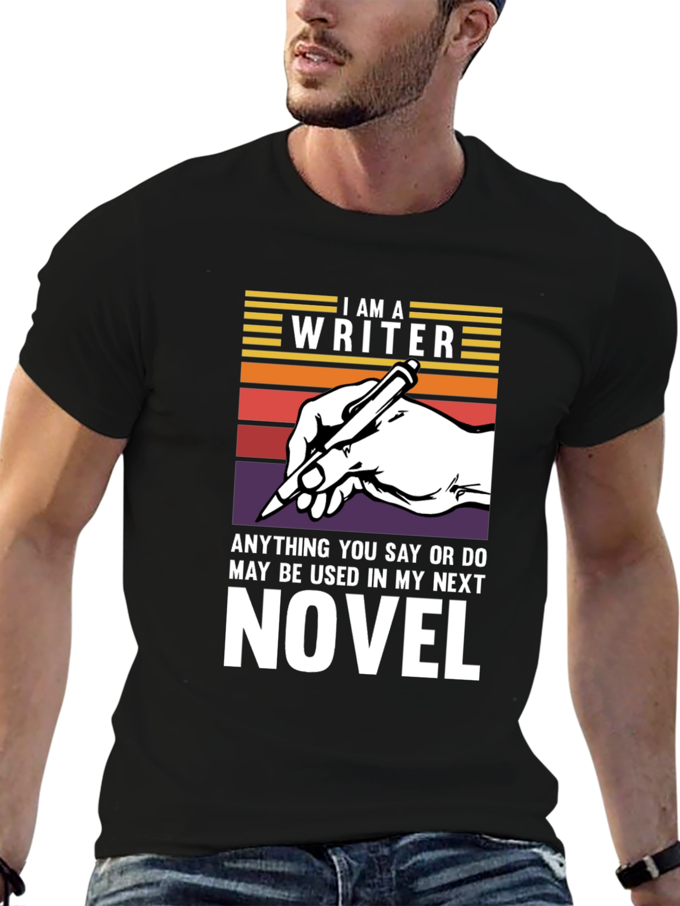 I am a Writer Novel T-Shirt