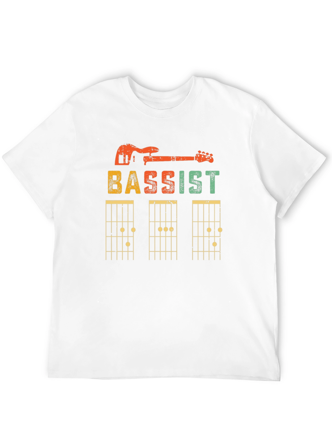 Bassist Guitar Chord T-Shirt - Music Lover Tee