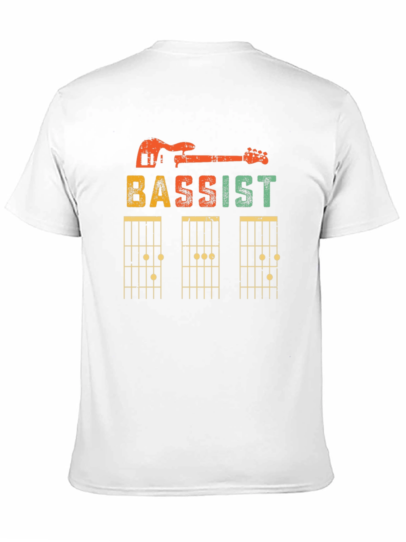 Bassist Guitar Chord T-Shirt - Music Lover Tee