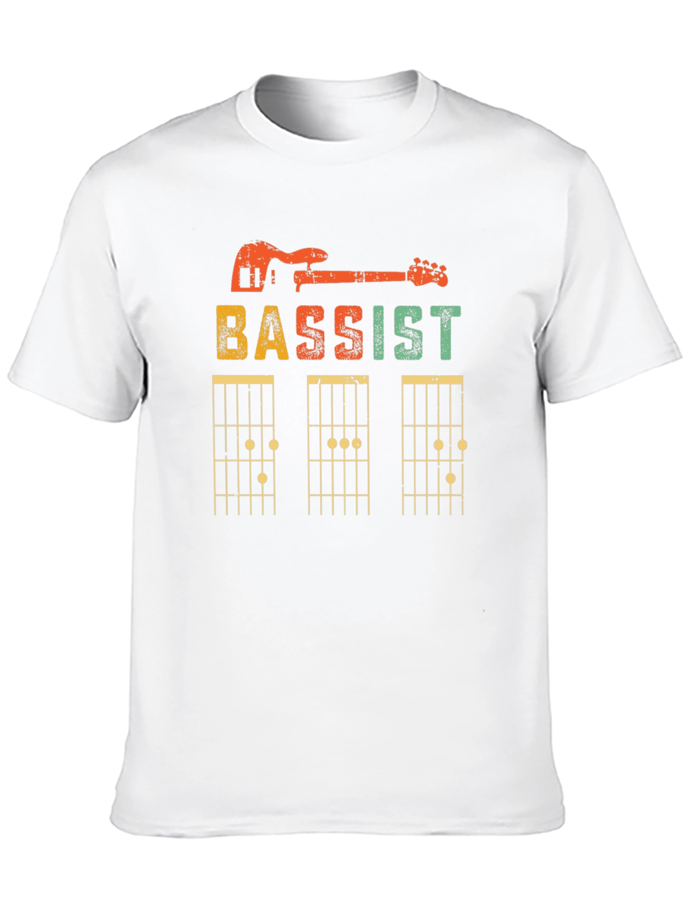 Bassist Guitar Chord T-Shirt - Music Lover Tee