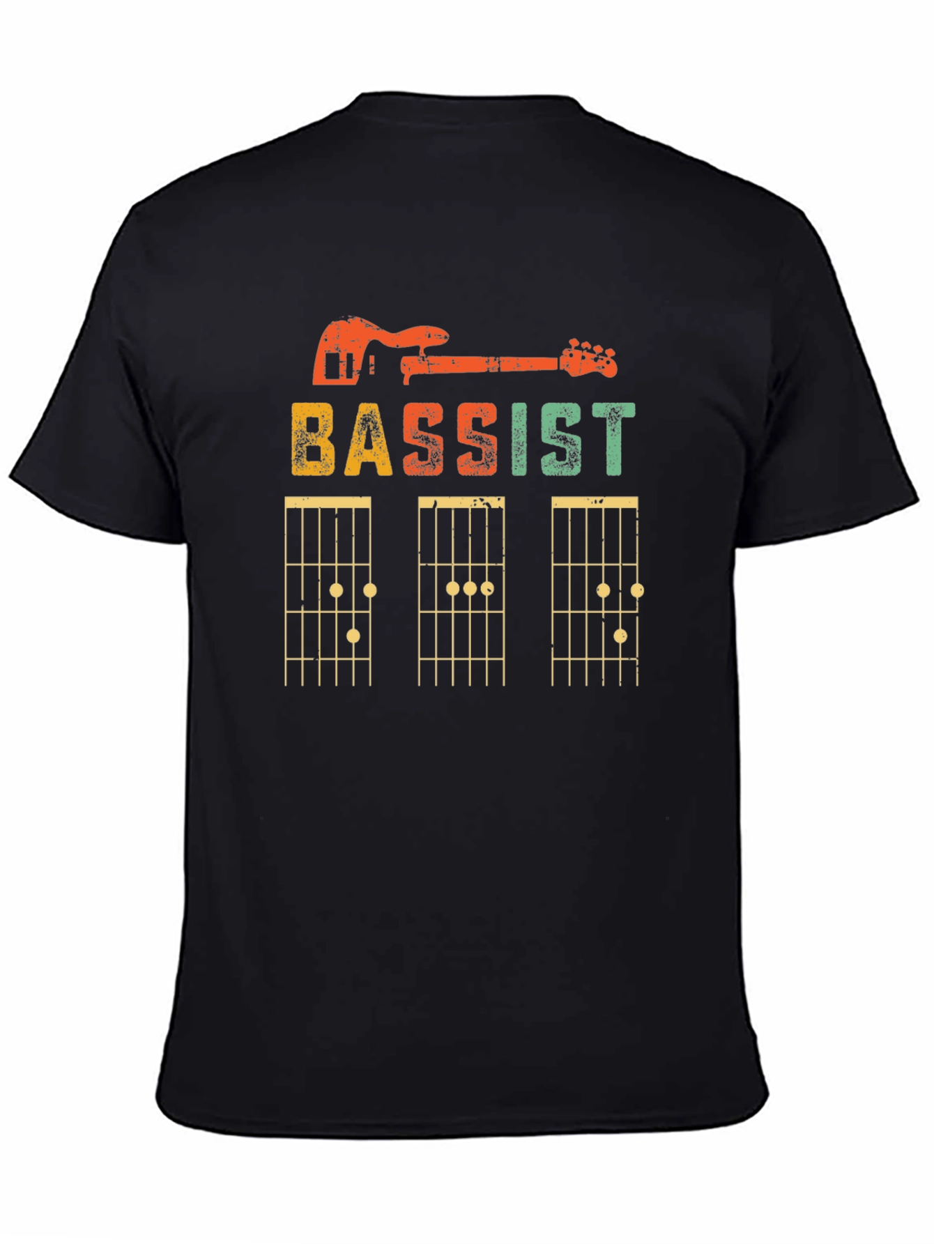 Bassist Guitar Chord T-Shirt - Music Lover Tee