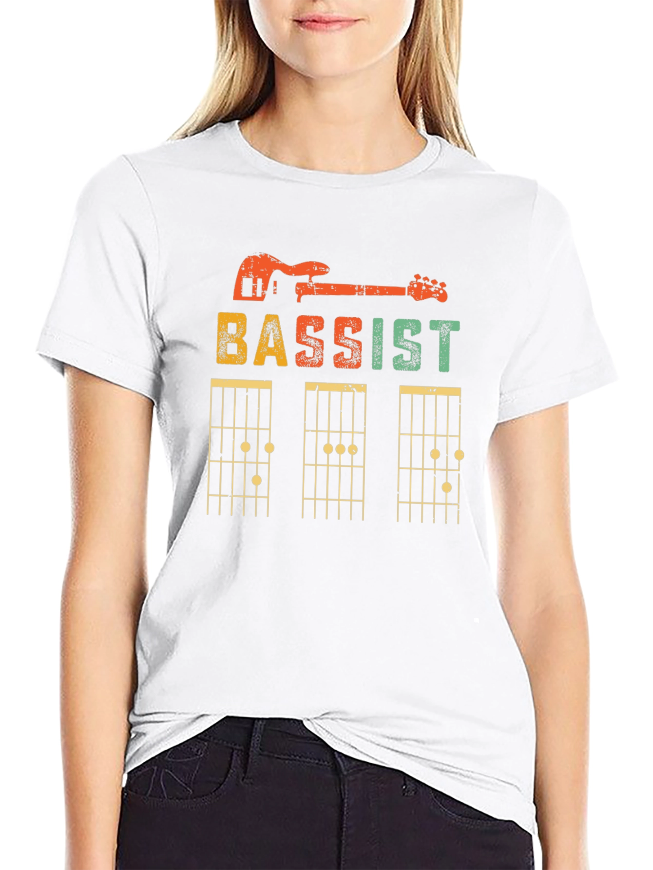 Bassist Guitar Chord T-Shirt - Music Lover Tee