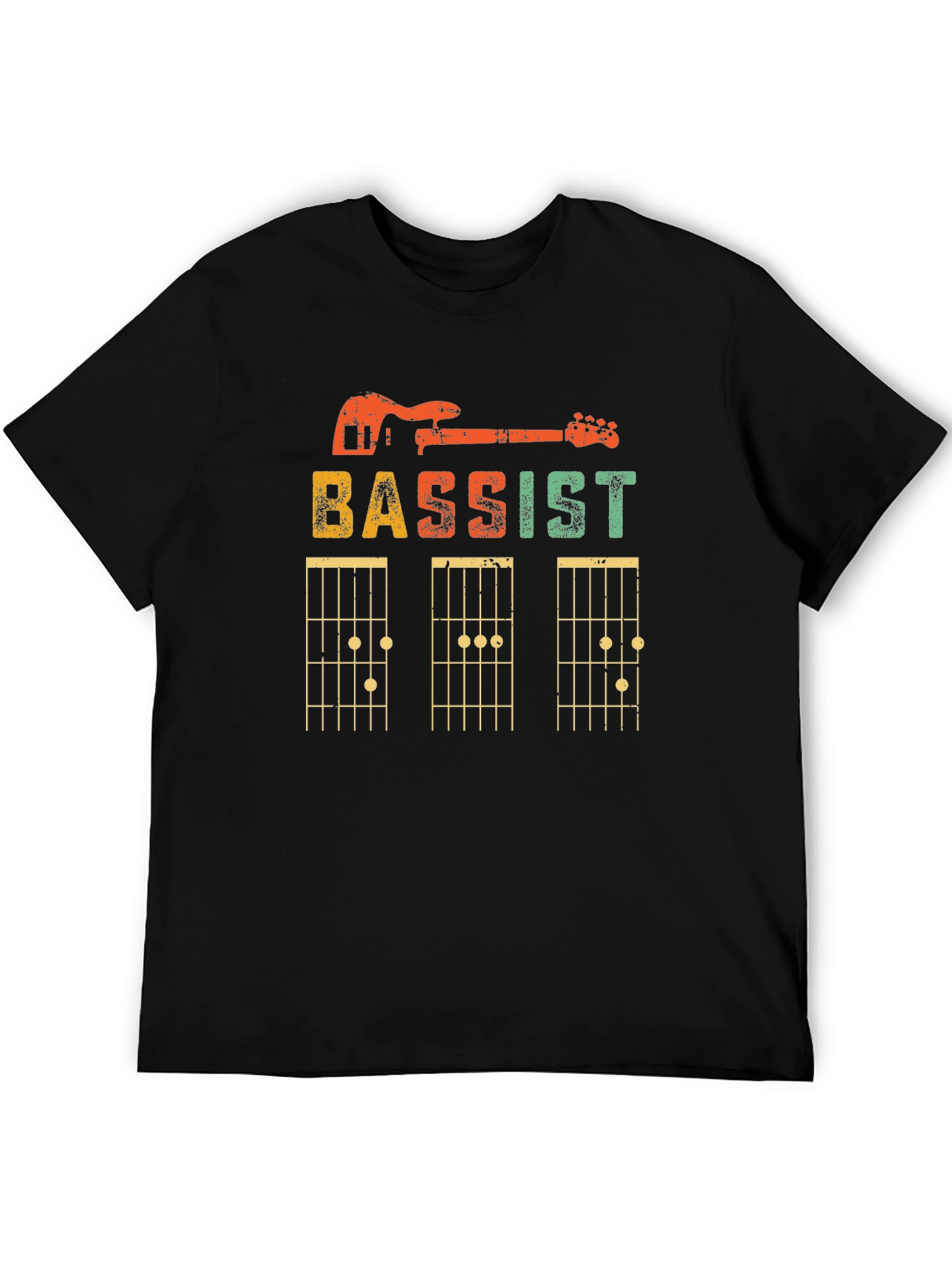 Bassist Guitar Chord T-Shirt - Music Lover Tee