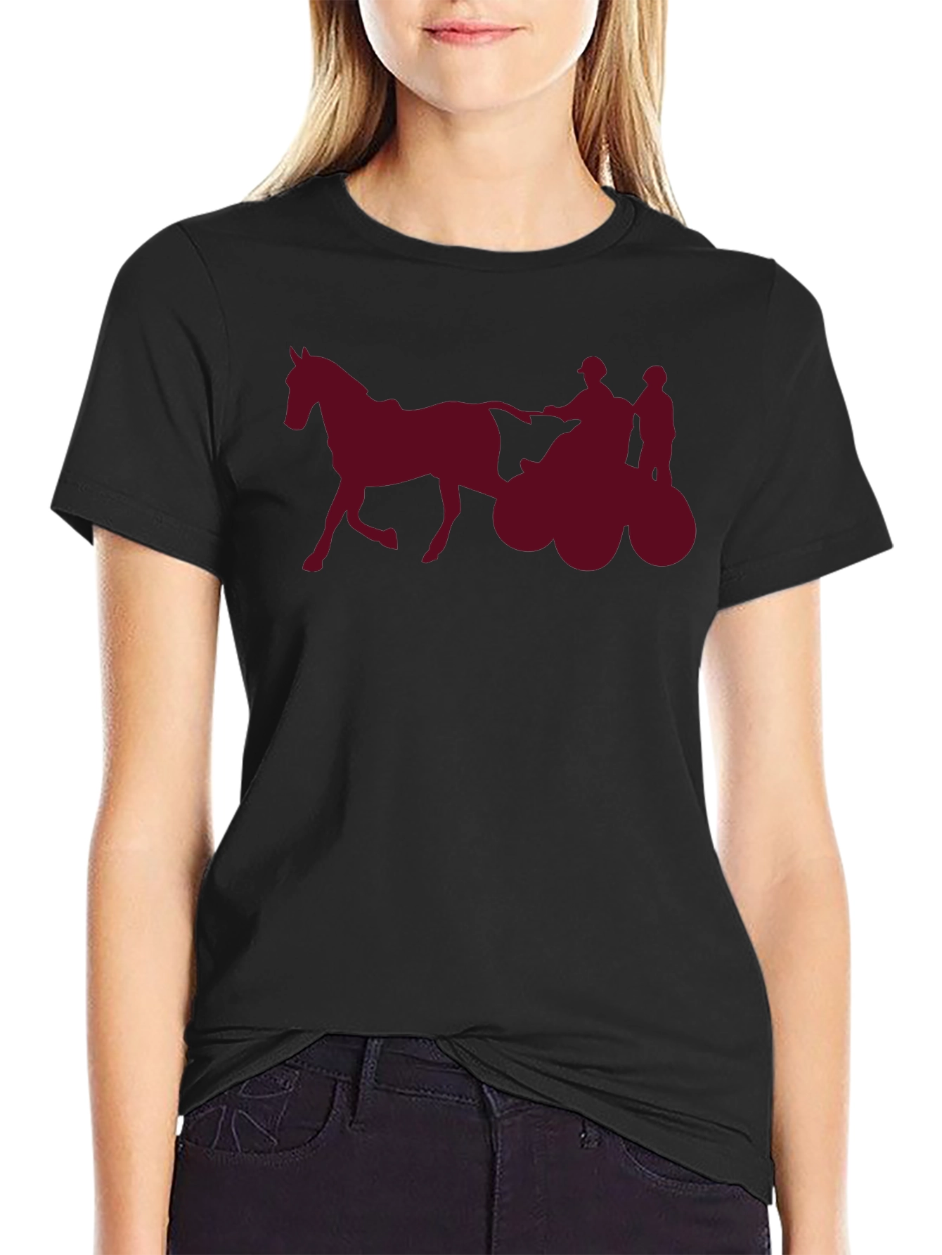 Horse Drawn Carriage Graphic Tee