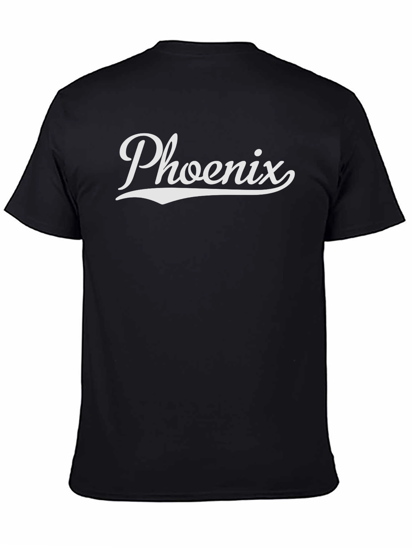 Phoenix Graphic Tee - Stylish Black Cotton T-Shirt