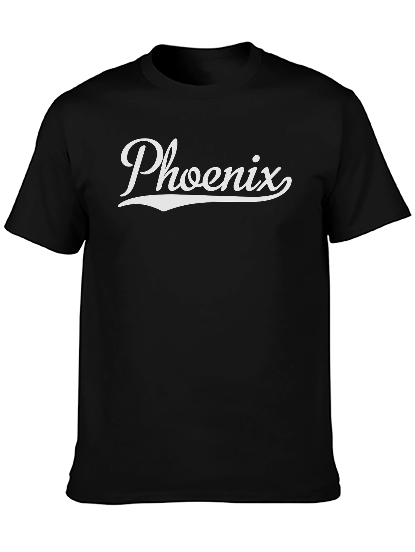Phoenix Graphic Tee - Stylish Black Cotton T-Shirt