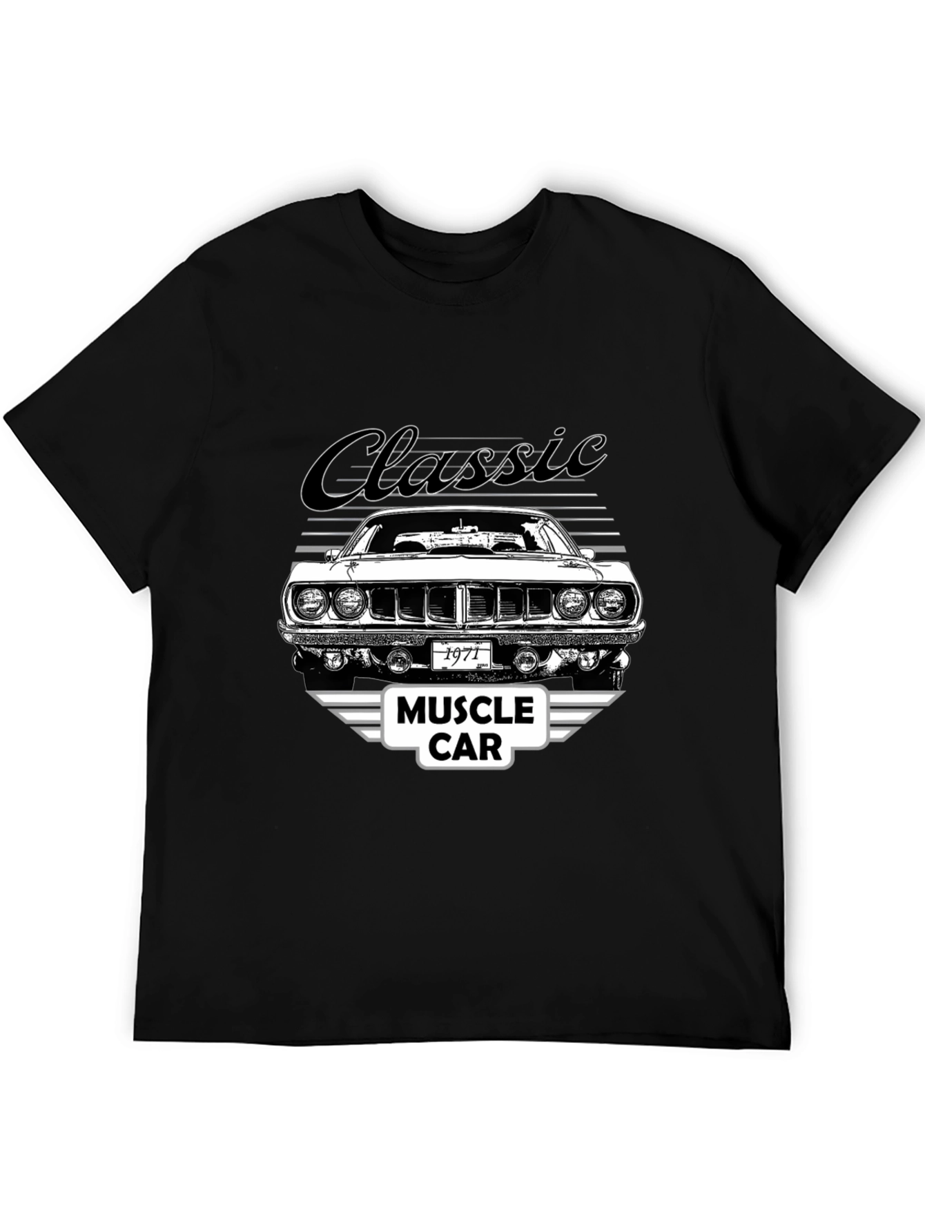 Classic 1971 Muscle Car Graphic T-Shirt