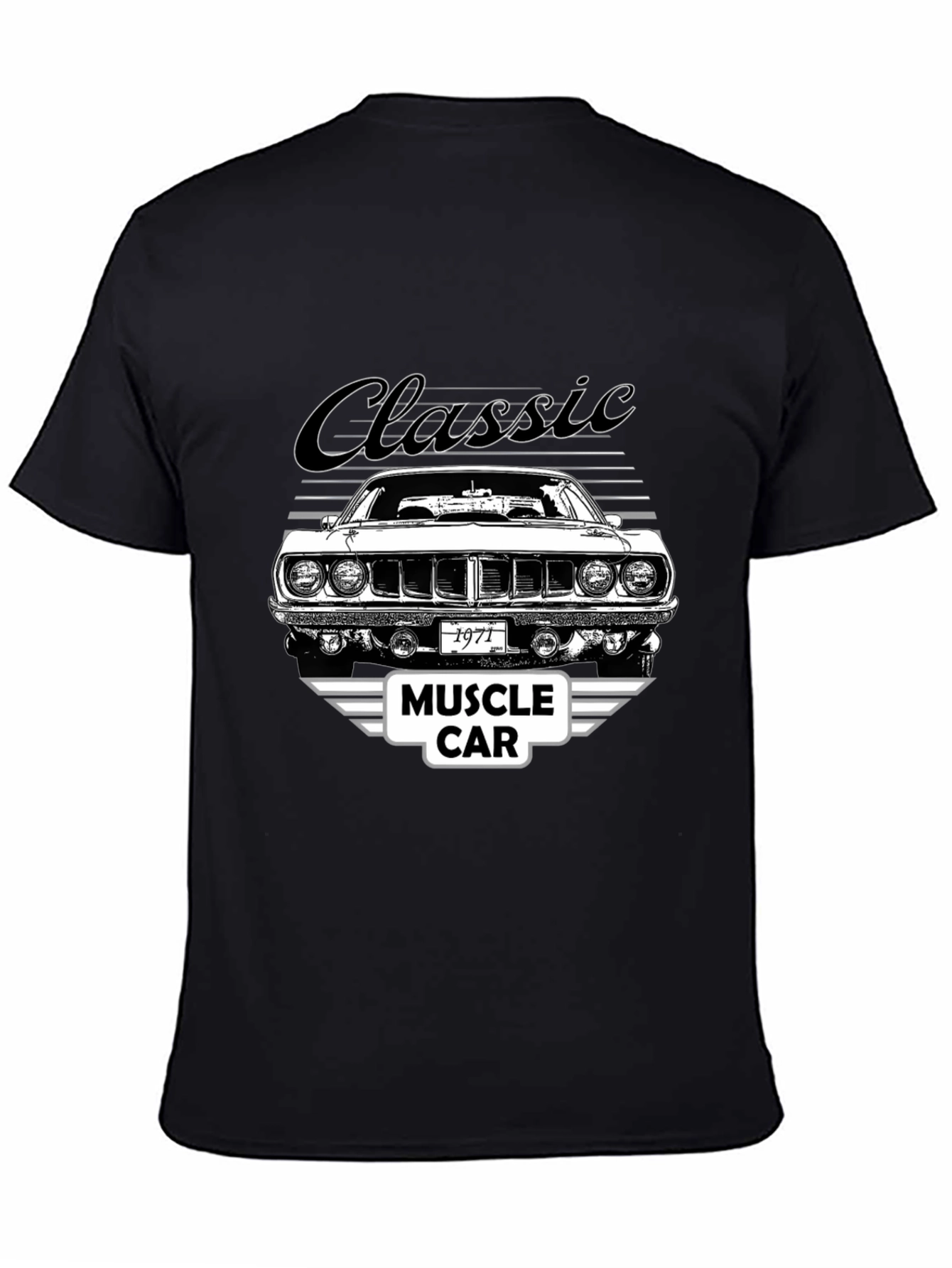 Classic 1971 Muscle Car Graphic T-Shirt