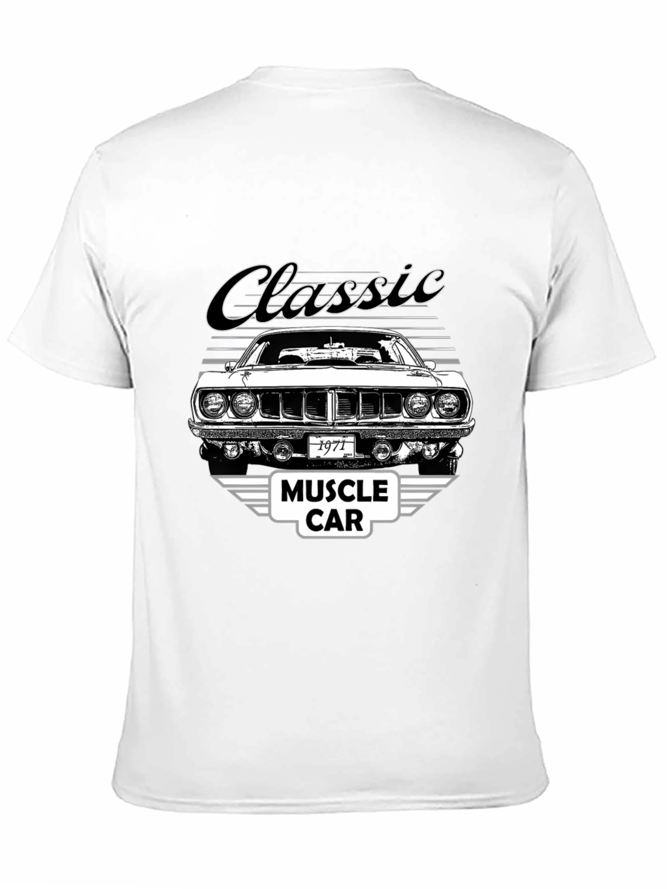 Classic 1971 Muscle Car Graphic T-Shirt