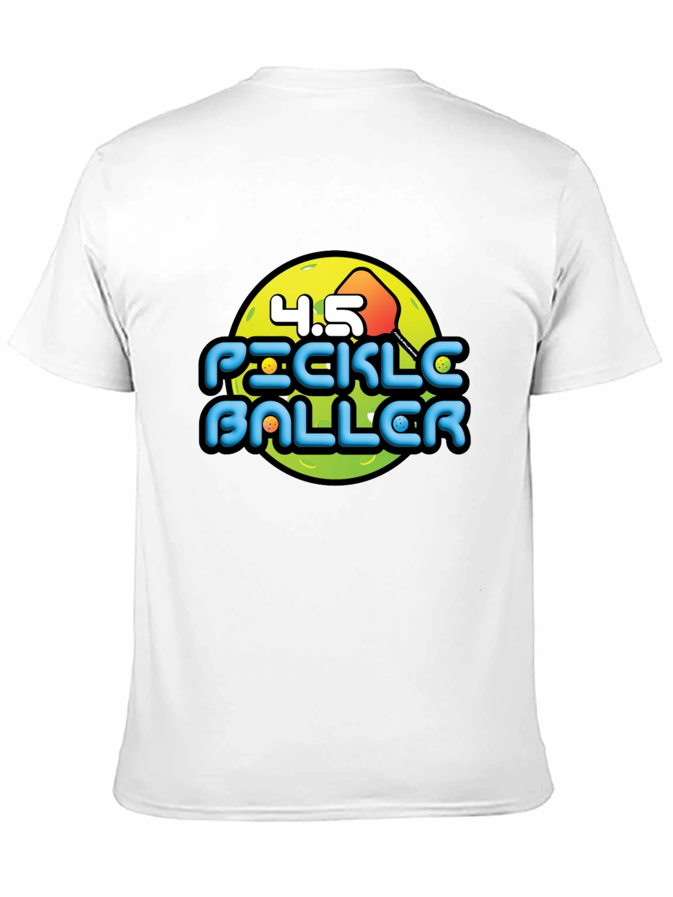 Pickleballer Graphic Tee - Black T-Shirt