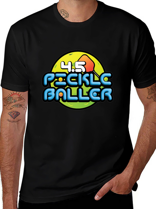 Pickleballer Graphic Tee - Black T-Shirt