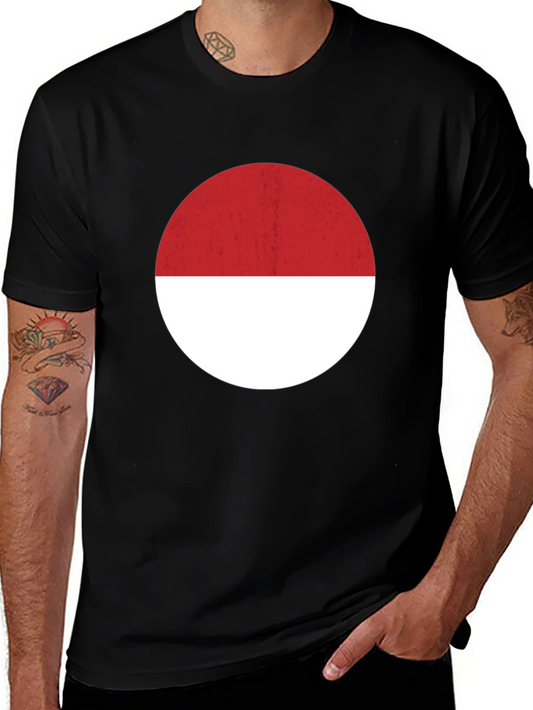 Circle Flag Graphic T-Shirt