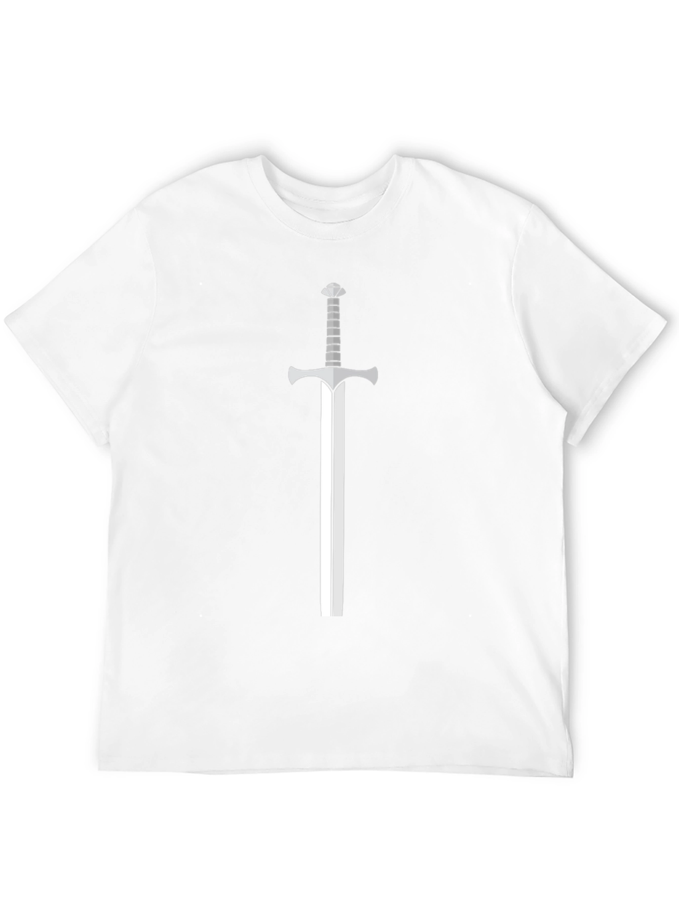 Sword Graphic Tee - Black Casual T-Shirt