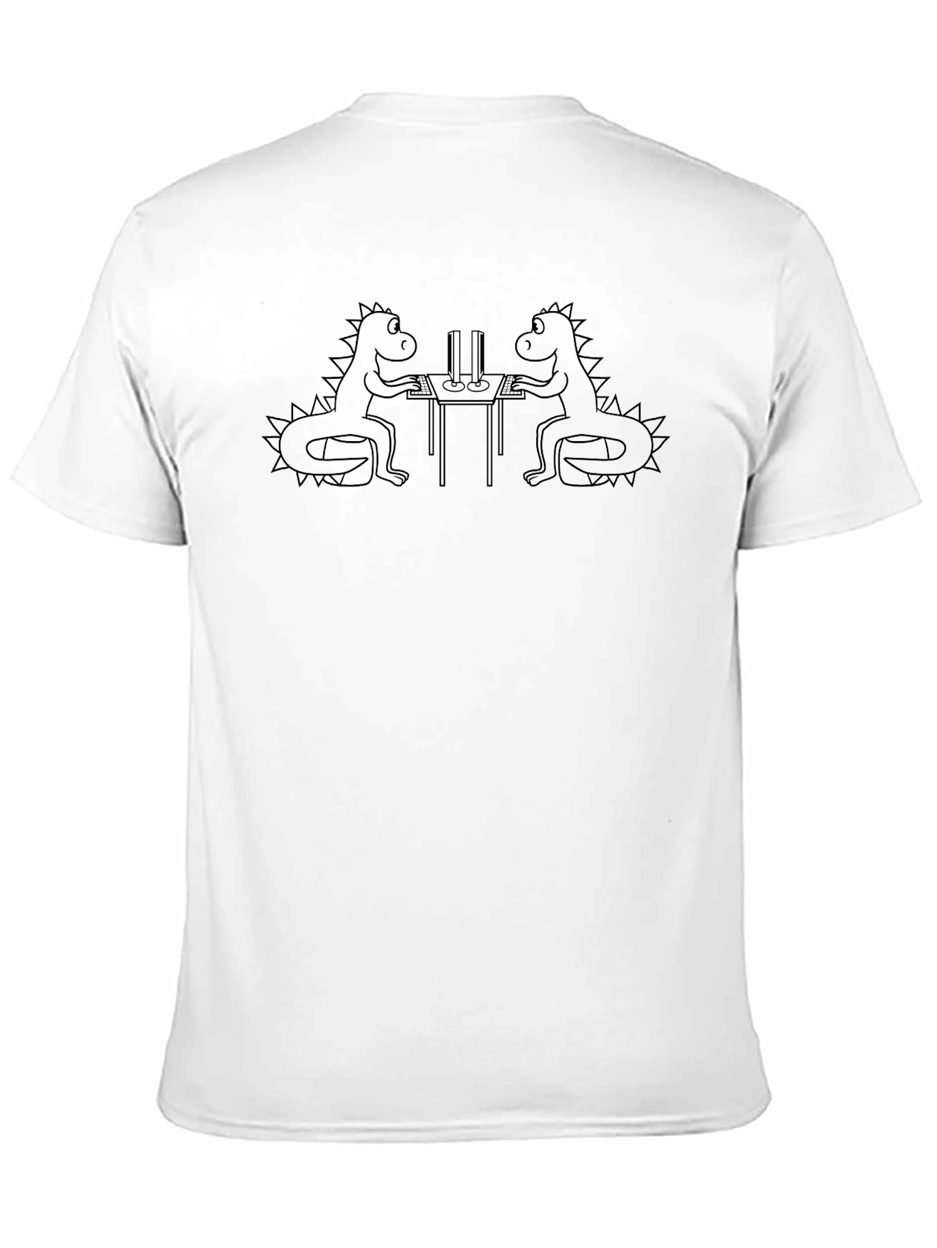 Dinosaur Gamers Black T-Shirt