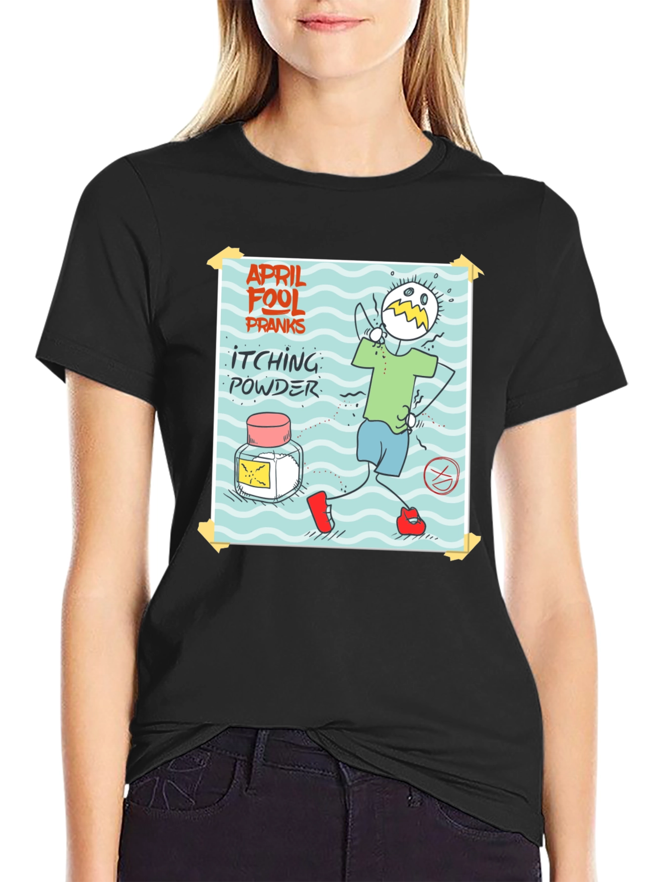 April Fools Day Itching Powder Prank T-Shirt