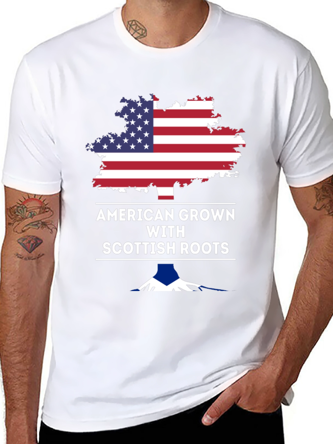 American Grown Scottish Roots T-Shirt