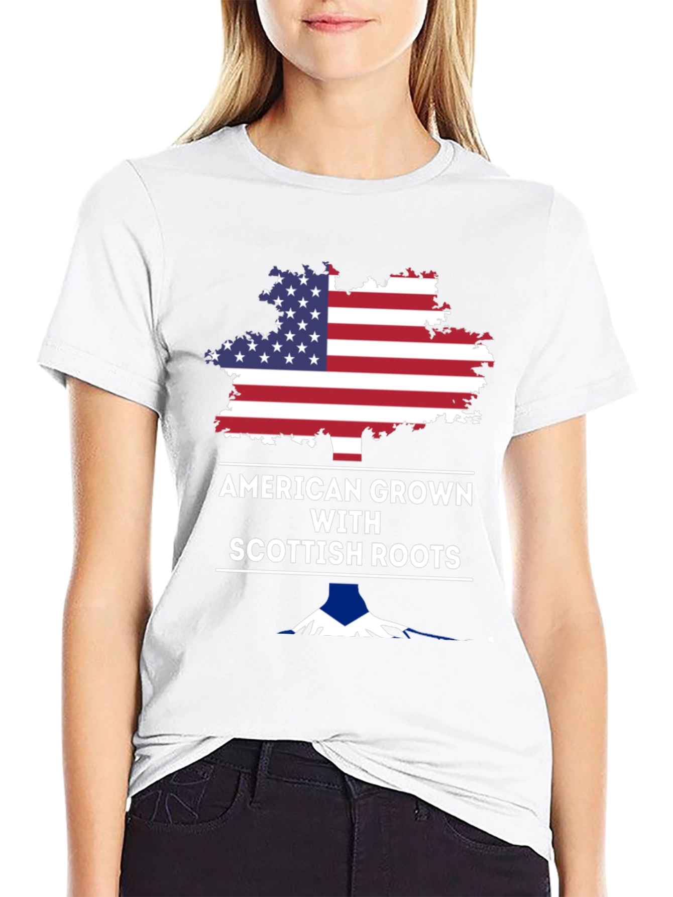 American Grown Scottish Roots T-Shirt