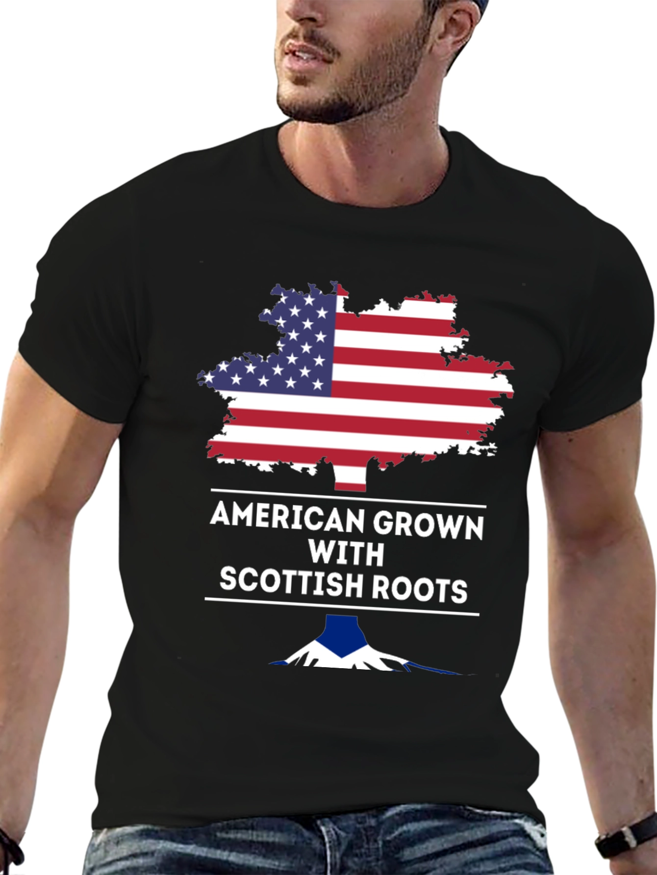 American Grown Scottish Roots T-Shirt