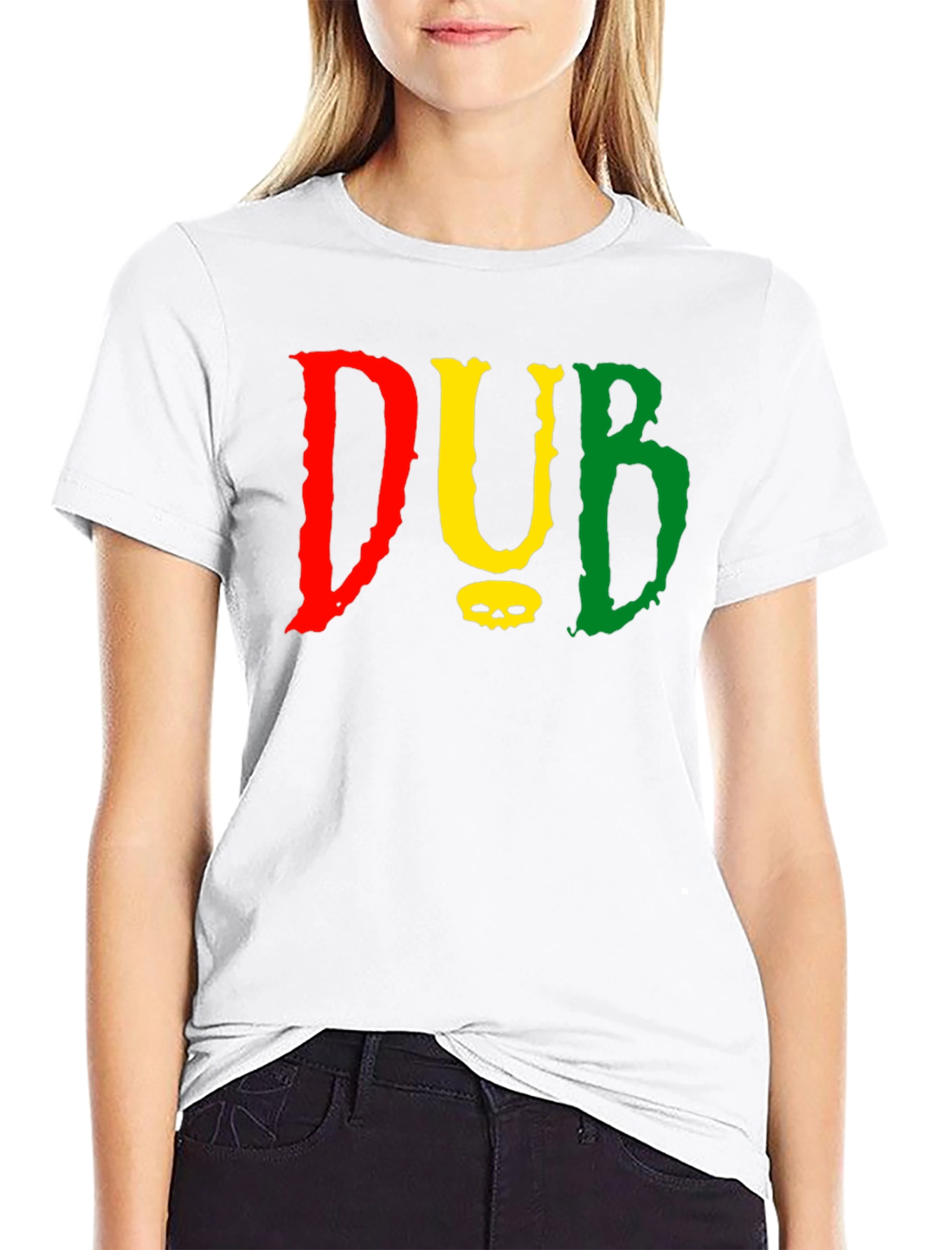 Reggae Vibe T-Shirt - DUB Skull Tee