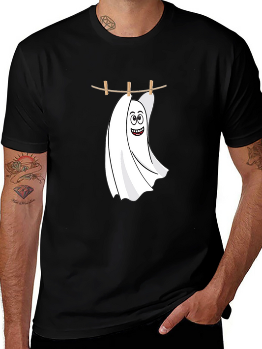 Funny Ghost Laundry T-Shirt - Spooky & Stylish