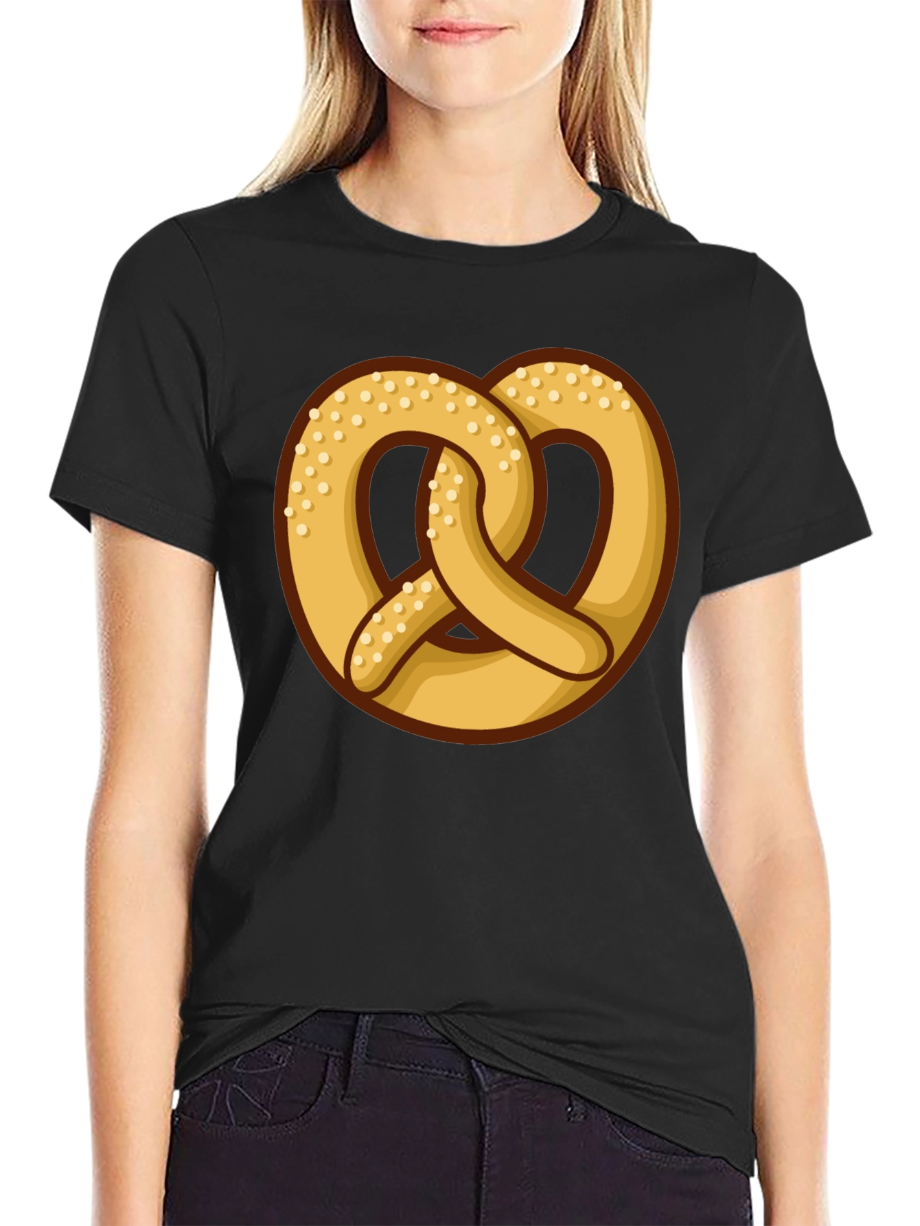 Pretzel Graphic Tee - Soft Cotton Comfort