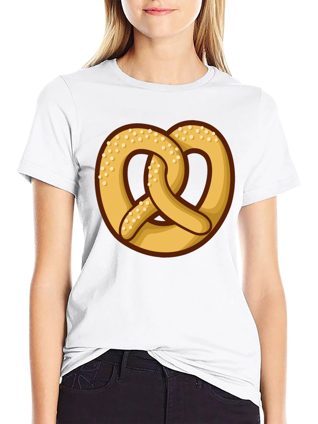 Pretzel Graphic Tee - Soft Cotton Comfort