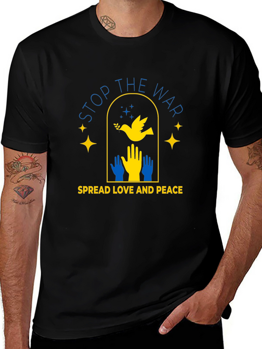 Stop War Ukraine Peace Dove T-Shirt