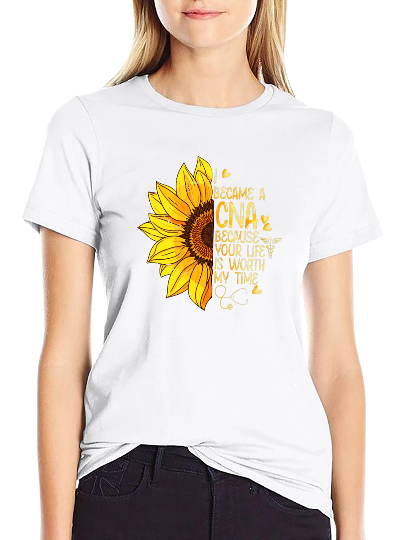 CNA Sunflower Graphic Tee