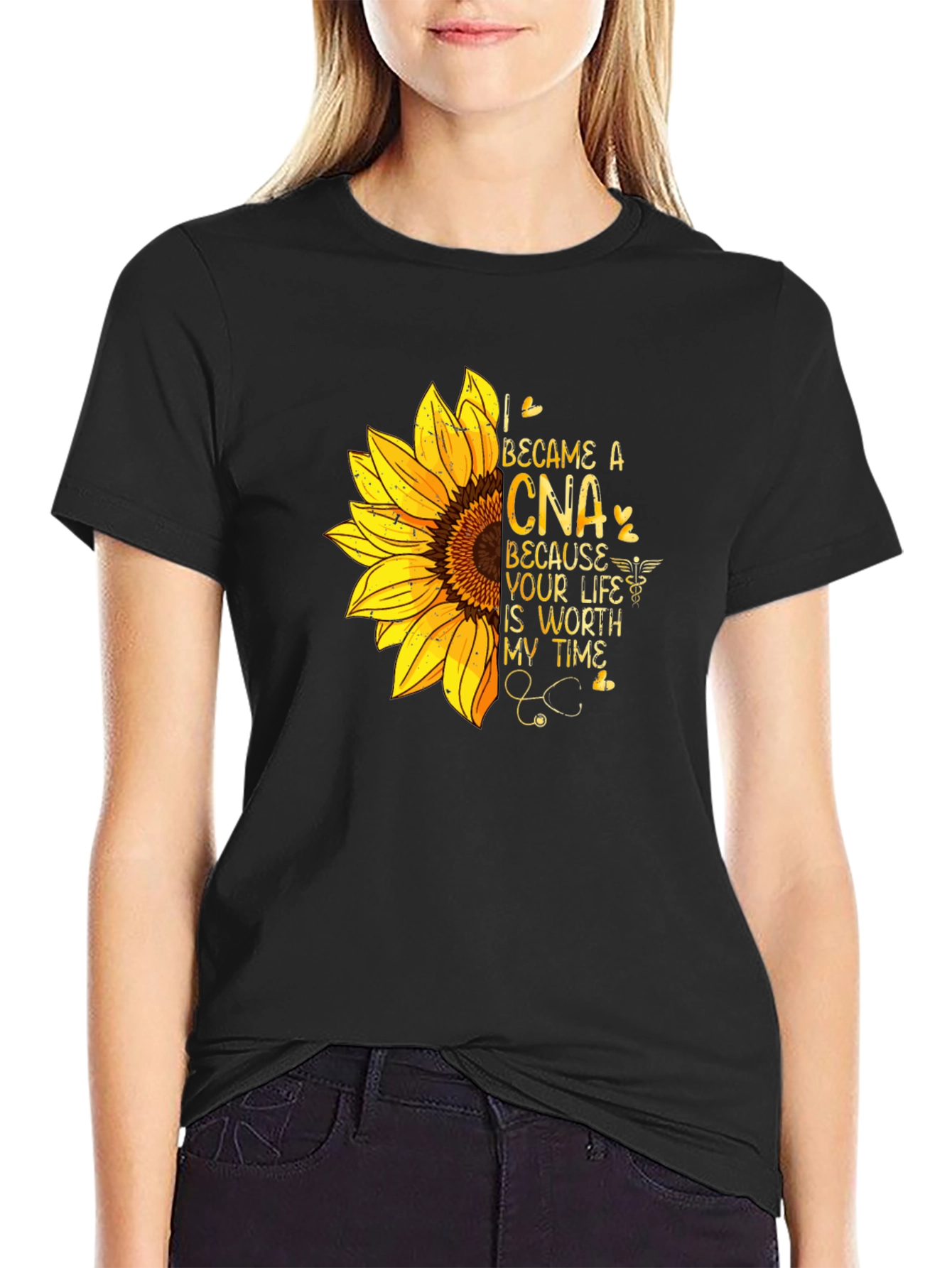CNA Sunflower Graphic Tee