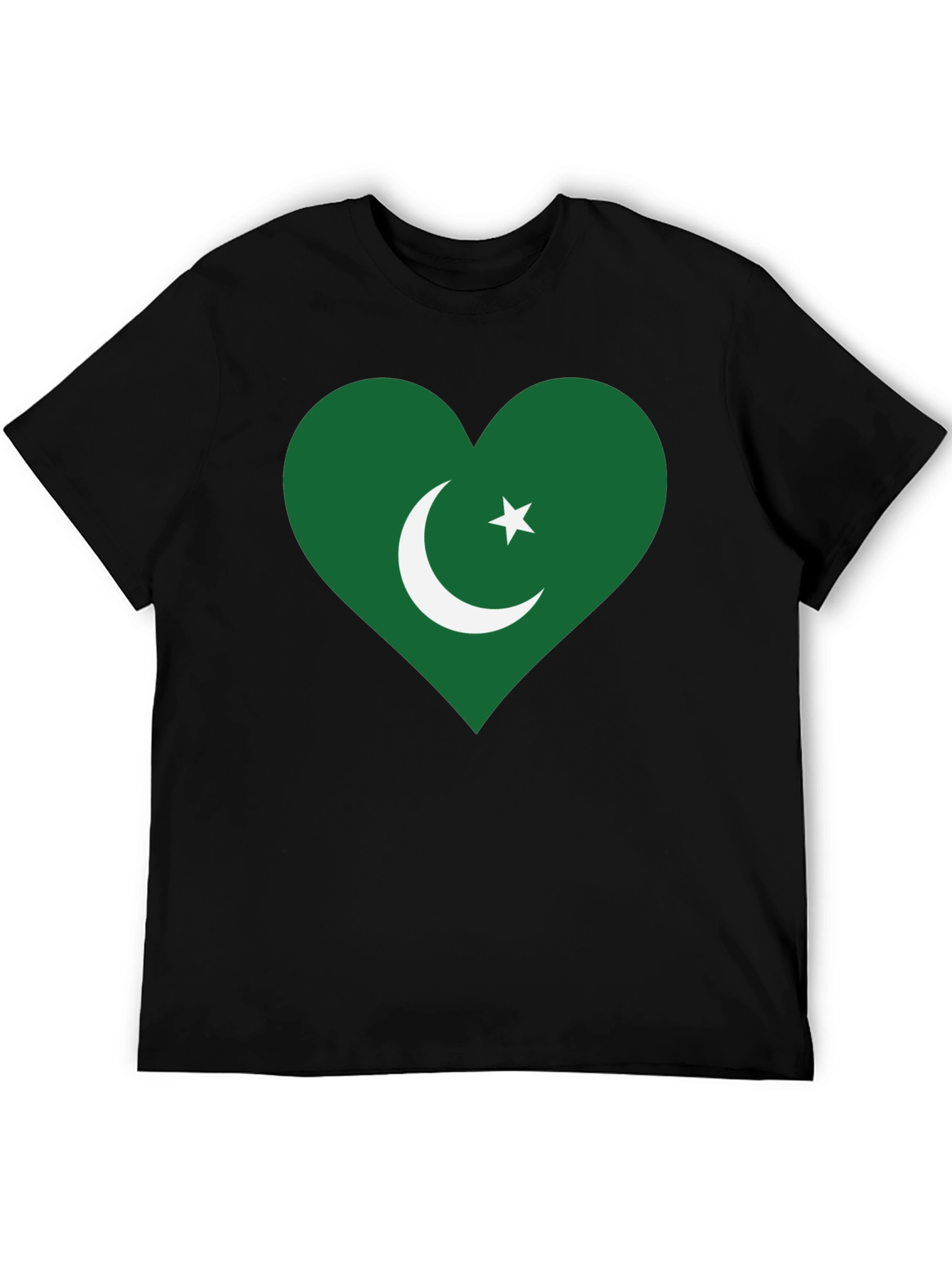 Pakistan Flag Heart T-Shirt - Show Your Patriotism!