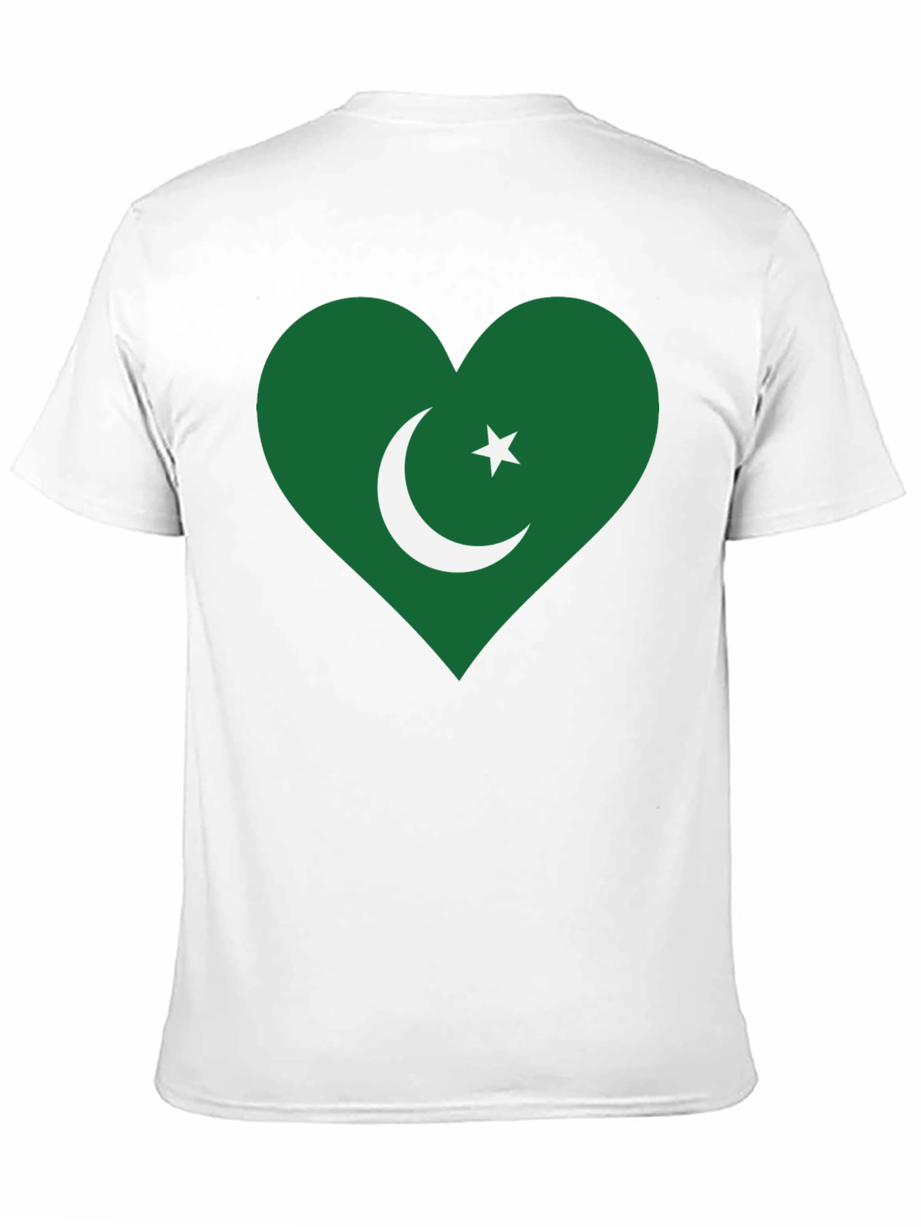 Pakistan Flag Heart T-Shirt - Show Your Patriotism!