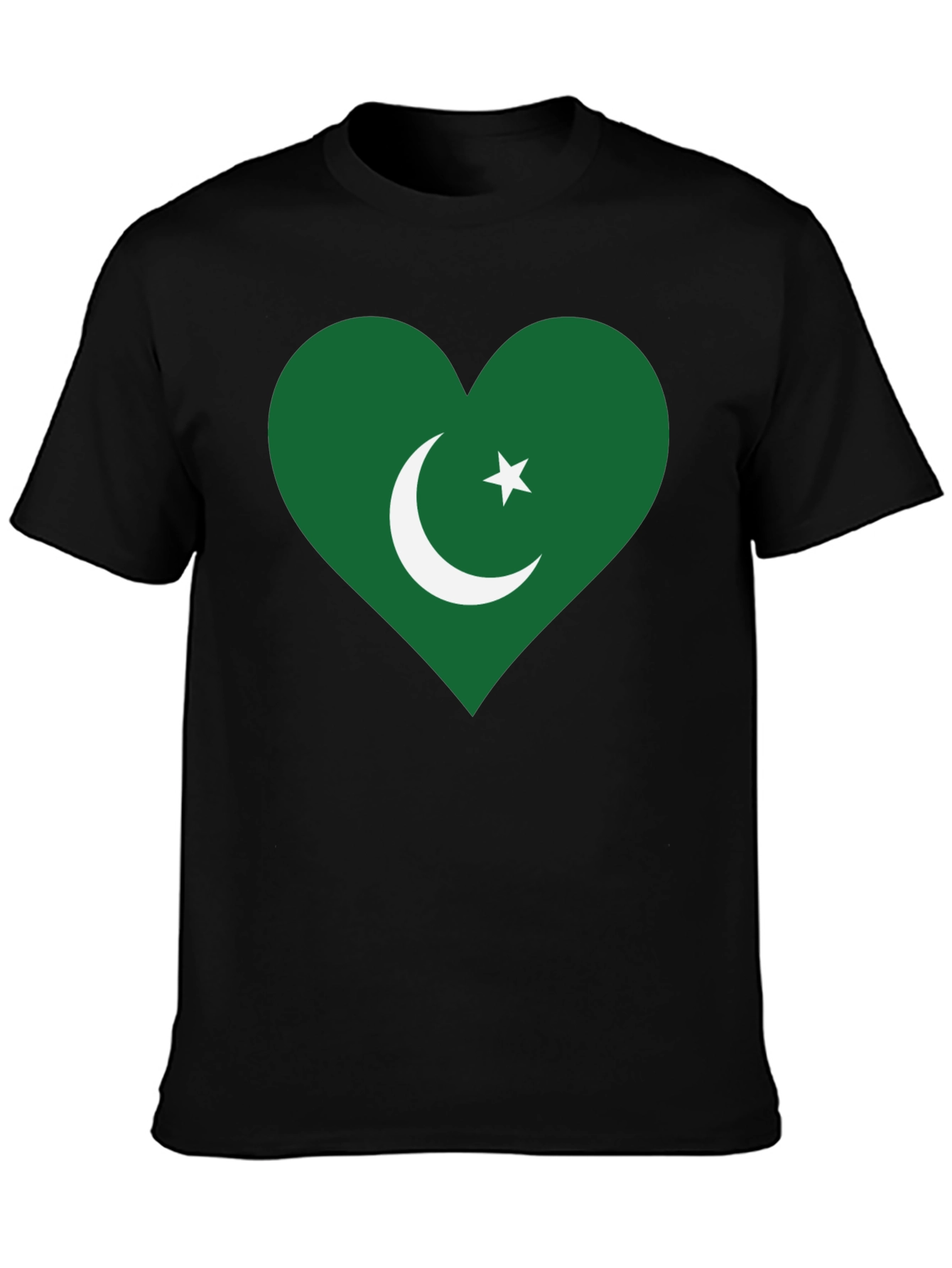 Pakistan Flag Heart T-Shirt - Show Your Patriotism!