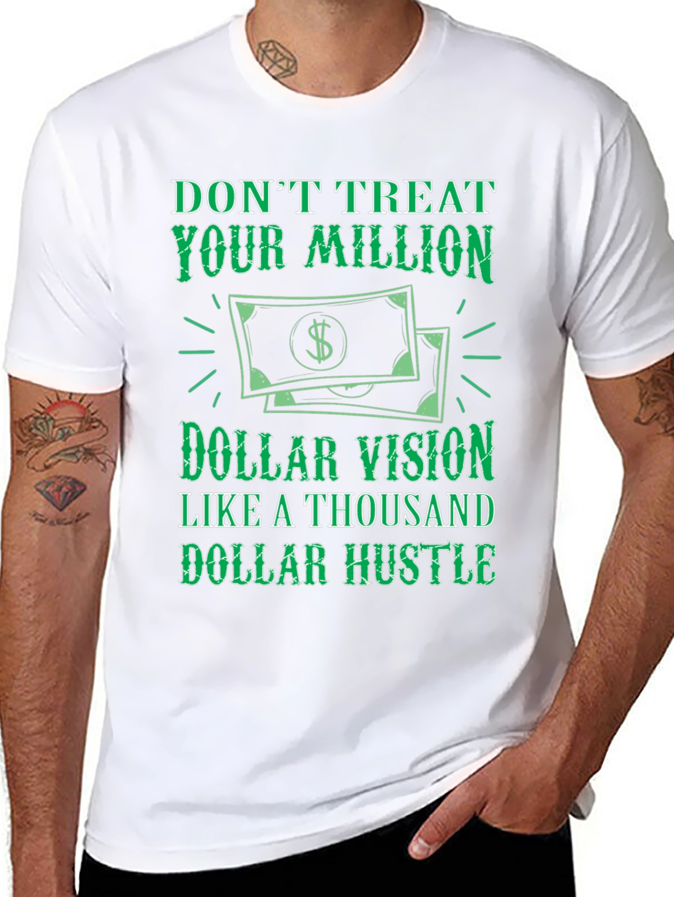 Million Dollar Vision Black Graphic Tee