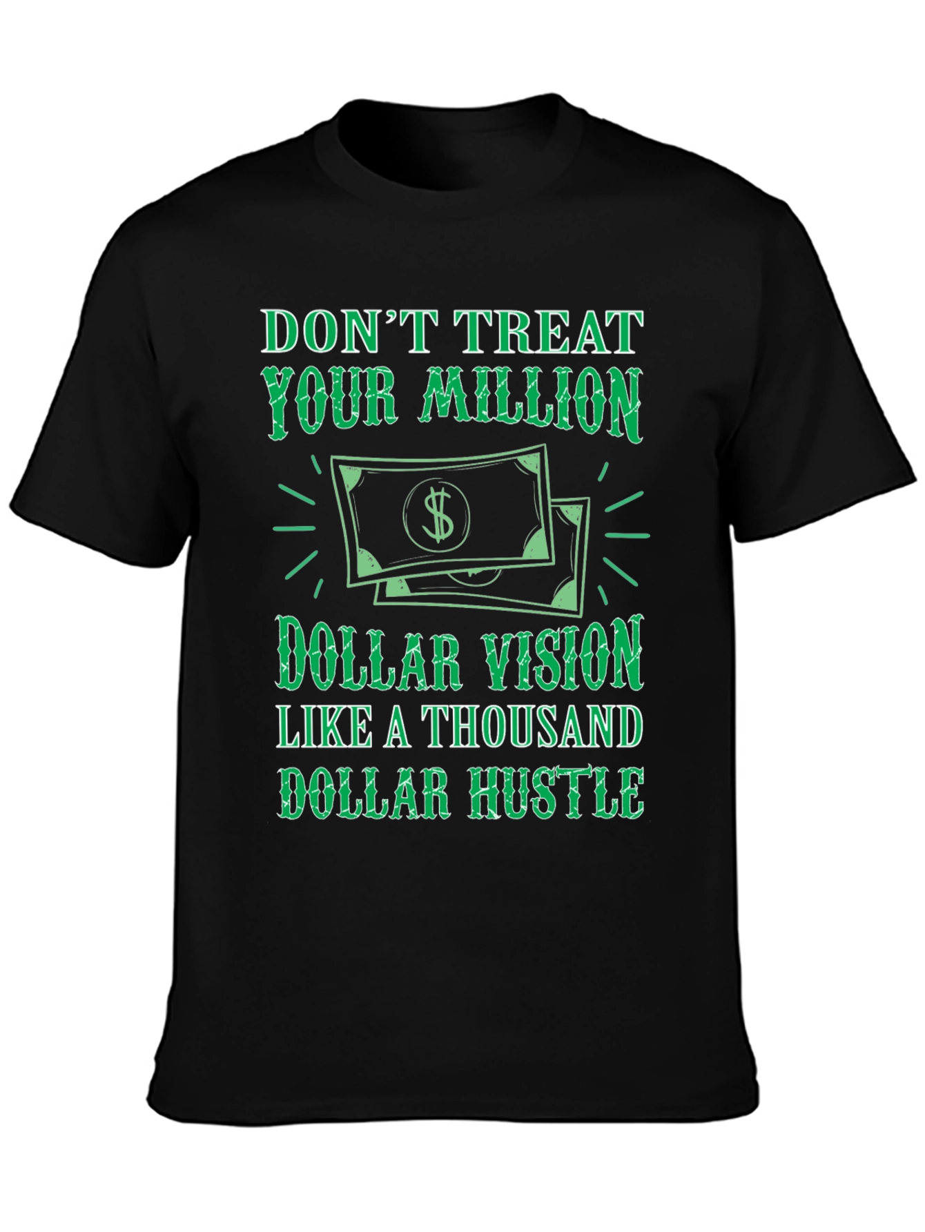 Million Dollar Vision Black Graphic Tee