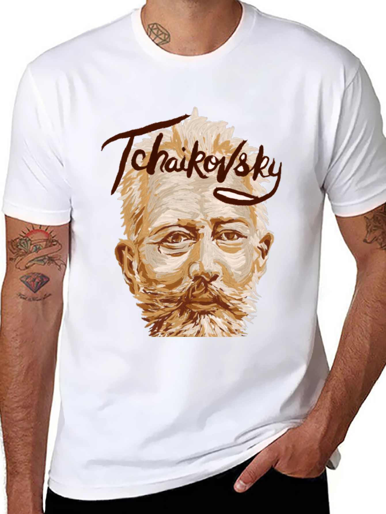 Tchaikovsky Portrait Graphic Tee