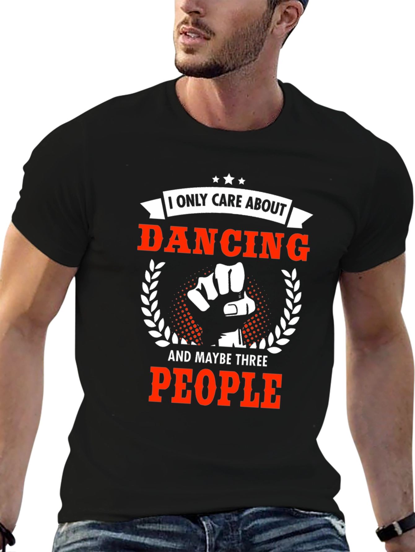 Dancing Lover Graphic T-Shirt - Black